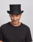Majestic | Mens Wool Top Hat with Carriage Hat Band