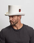 Majestic | Mens Wool Top Hat with Carriage Hat Band