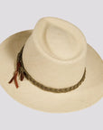 Manta Natural Straw Sun Hat AmericanHat Makers Top View