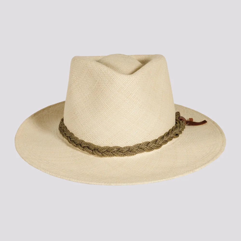 Manta Natural Straw Sun Hat American Hat Makers Front View