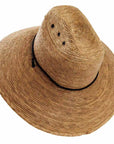 Marlin Cocoa Sun Straw Top Angled View