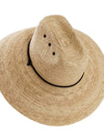 Marlin Cocoa Sun Straw Top Angled View
