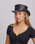 Marlow | Womens Leather Top Hat
