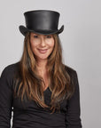 Marlow | Womens Leather Top Hat