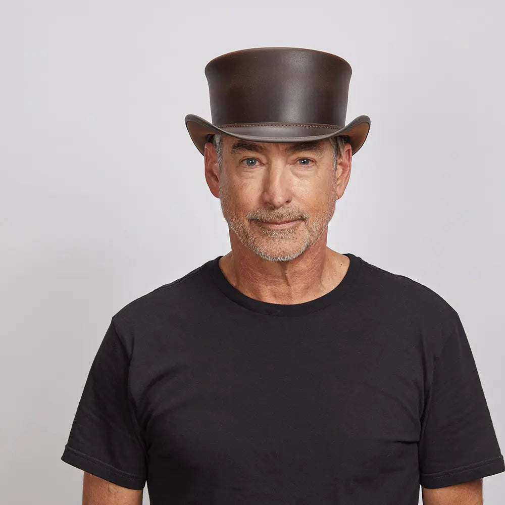 Marlow | Mens Leather Top Hat