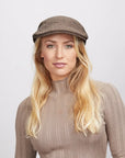 Mikey | Womens Newsboy Flat Cap