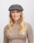 Mikey | Womens Newsboy Flat Cap