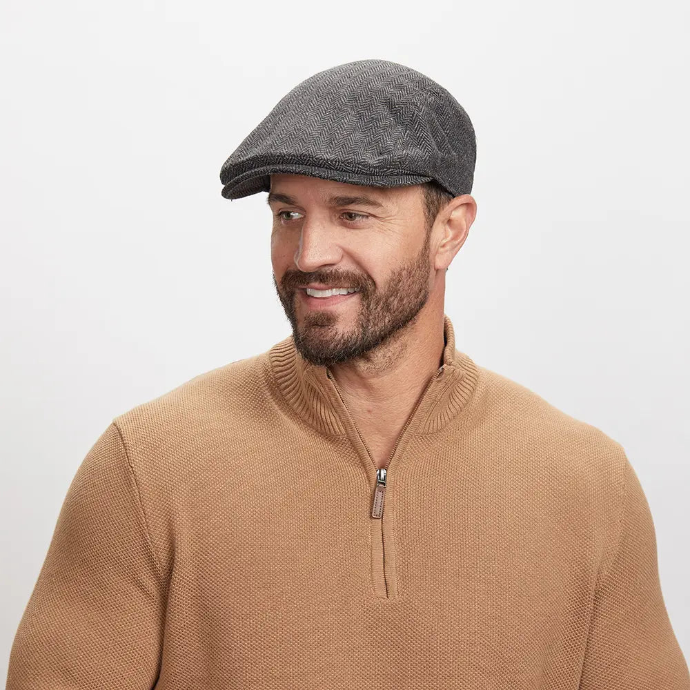 Mikey Mens Newsboy Flat Cap – American Hat Makers
