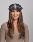 Mikey | Womens Newsboy Flat Cap