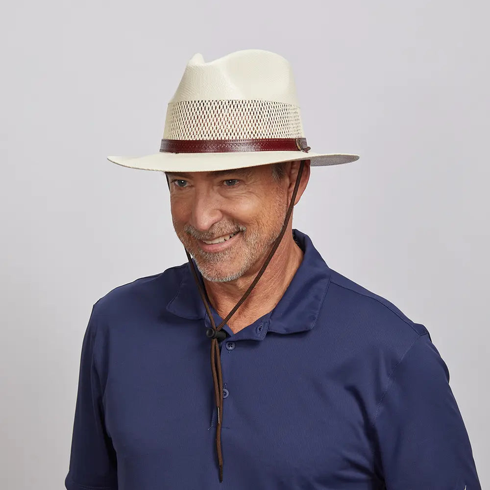 Milan | Mens Firm Straw Fedora Hat