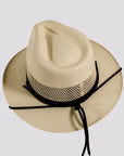 Milan | Womens Firm Straw Fedora Hat