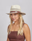 Milan | Womens Firm Straw Fedora Hat