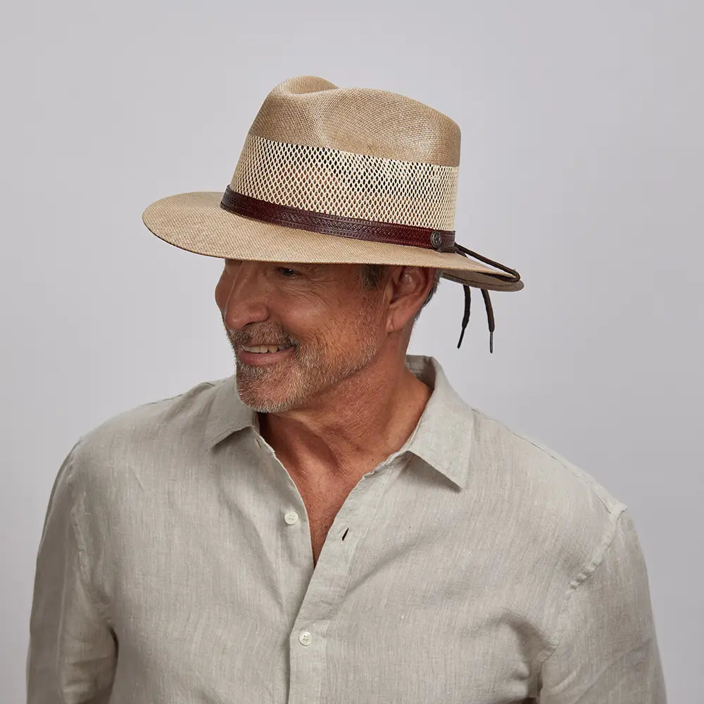 Milan | Mens Firm Straw Fedora Hat