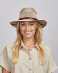 Milan | Womens Straw Fedora Hat