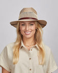 Milan | Womens Firm Straw Fedora Hat