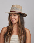 Milan | Womens Firm Straw Fedora Hat