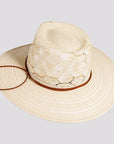 Mira | Mens Glazed Two Tone Toyo Straw Outback Hat