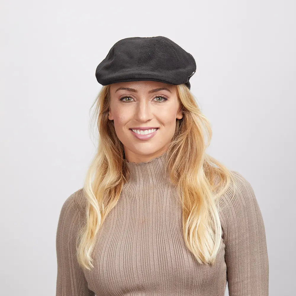 Model C | Womens Wool Flat Cap