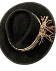 moonshine cowboy hat top view