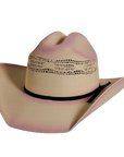 olivia womens pink straw cowboy hat