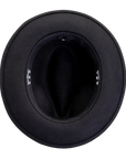 Pablo Womens Black Felt Fedora Inner View