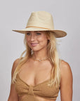 Paulo | Womens Wide Brim Straw Safari Sun Hat