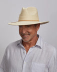 Paulo | Mens Wide Brim Straw Safari Sun Hat