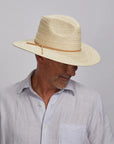 Paulo | Mens Wide Brim Straw Safari Sun Hat
