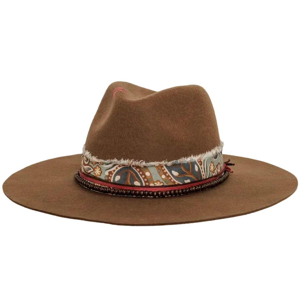 ramble brown fedora hat