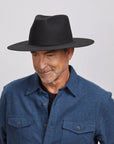 Rancher | Mens Wide Brim Felt Fedora Hat