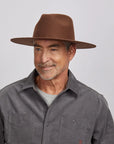 Rancher | Mens Wide Brim Felt Fedora Hat