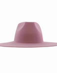 Rancher | Womens Cotton Candy Pink Wide Brim Felt Fedora Hat