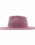Rancher | Womens Cotton Candy Pink Wide Brim Felt Fedora Hat