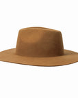 Rancher | Womens Fawn Wide Brim Felt Fedora Hat
