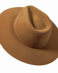 Rancher | Womens Fawn Wide Brim Felt Fedora Hat