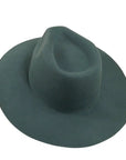 rancher green fedora felt back view