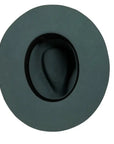 rancher green fedora bottom view