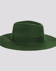 Rancher Olive Fedora Felt Hat American Hat Makers Side View