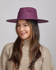 Rancher | Womens Wide Brim Felt Fedora Hat
