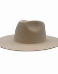 Rancher | Womens Sand Wide Brim Felt Fedora Hat