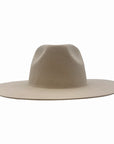 Rancher | Womens Sand Wide Brim Felt Fedora Hat