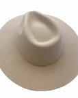 Rancher | Womens Sand Wide Brim Felt Fedora Hat
