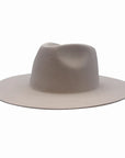 Rancher | Womens Silver Belly Wide Brim Felt Fedora Hat