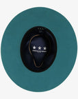 Rancher | Womens Turquoise Wide Brim Felt Fedora Hat