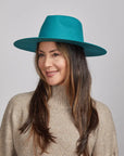 Rancher | Womens Wide Brim Felt Fedora Hat