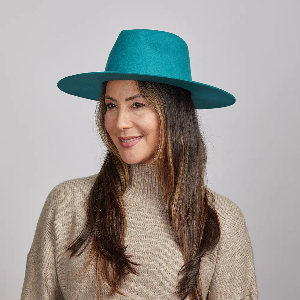 Rancher Vivid | Womens Colored Felt Fedora Hat