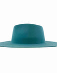 Rancher | Womens Turquoise Wide Brim Felt Fedora Hat