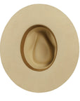 Rancher White Fedora Felt Hat American Hat Makers Bottom View