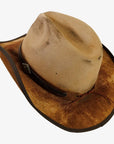 Reckless | Mens Genuine Leather and Wool Felt Western Cowboy Hat