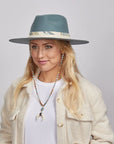 Resort | Womens Wide Brim Felt Fedora Hat